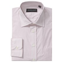 Kenneth Gordon Banker Stripe Dress Shirt - Cotton Broadcloth, Long Sleeve (For Men) in Tan - Closeouts