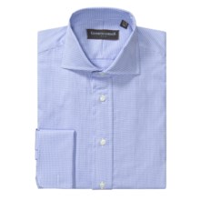 Kenneth Gordon Dress Shirt - French Cuffs, Long Sleeve (For Men) in Blue/White Houndstooth - Closeouts