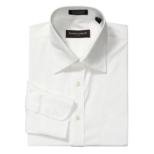 Kenneth Gordon Pinpoint Solid Dress Shirt - Cotton, Wrinkle-Free, Long Sleeve (For Men) in White - Closeouts
