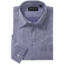 Kenneth Gordon Pinpoint Sport Shirt - Long Sleeve (For Men) in Denim Blue - Closeouts