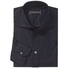 Kenneth Gordon Sport Shirt - Spread Collar, Long Sleeve (For Men) in Black Tonal Paisely - Closeouts