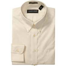 Kenneth Gordon Wrinkle-Free Pinpoint Cotton Dress Shirt - Long Sleeve (For Men) in Ecru - Closeouts