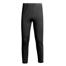Kenyon Polartec® Grid Fleece Bottoms - Midweight Base Layer (For Tall Men) in Black - 2nds