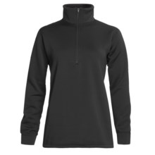 Kenyon Polartec® Power Stretch® Base Layer Top - Zip Neck, Long Sleeve (For Women) in Black - Closeouts