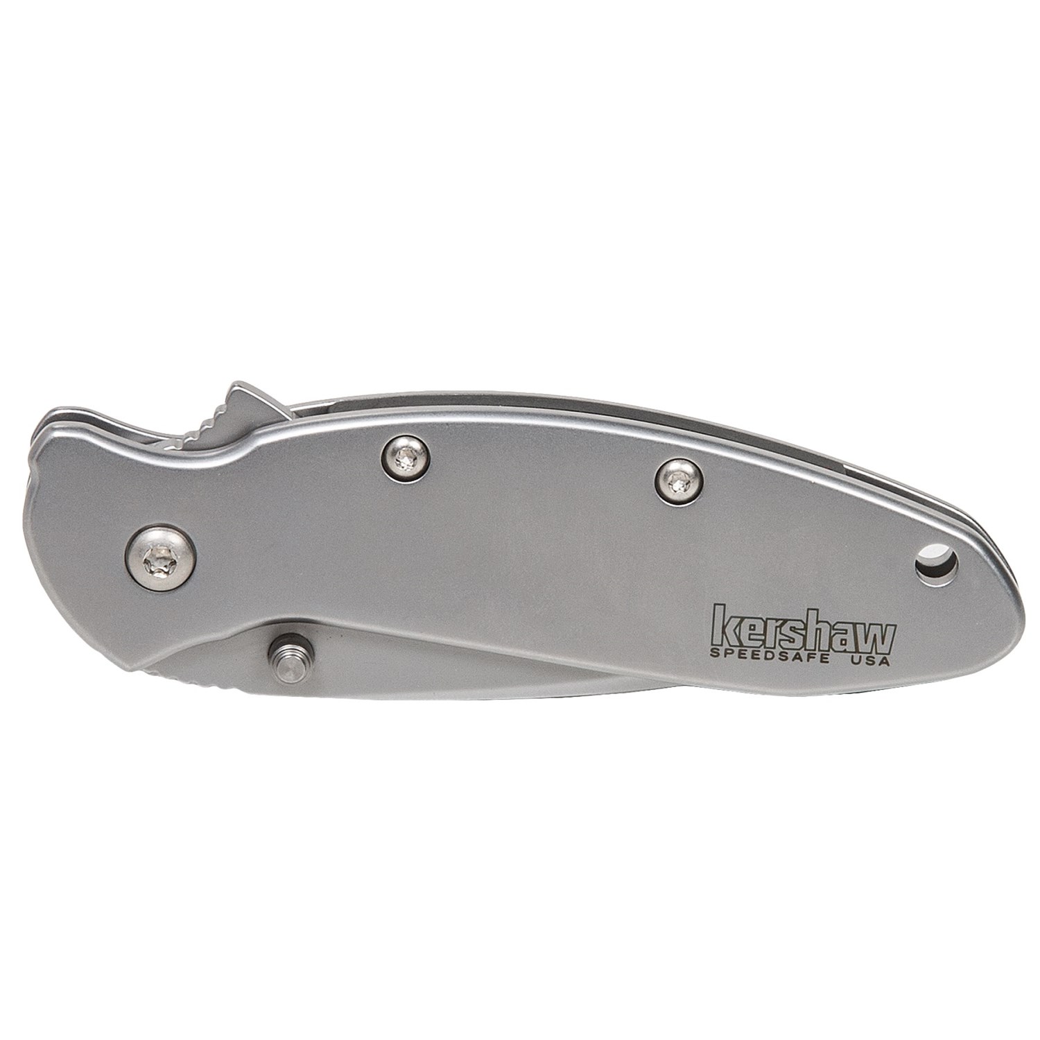 Kershaw Scallion Pocket Knife Assisted Opening, Frame Lock Save 46