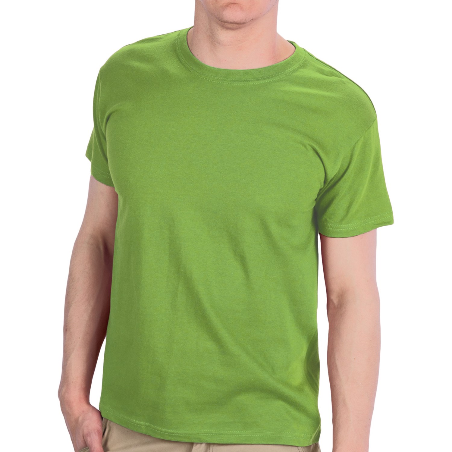 axxitude green cotton tshirt for men