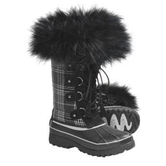 Khombu Arctic Novelty Winter Boots (For Women) in Black
