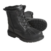 Khombu Bell Tower Winter Boots - Insulated (For Men) in Black - Closeouts