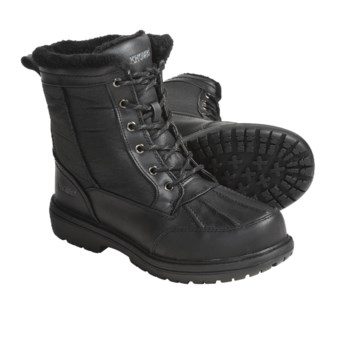 Khombu Bell Tower Winter Boots - Insulated (For Men) in Black