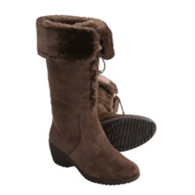 Khombu Bellini Tall Boots - Suede (For Women) in Dark Brown - Closeouts