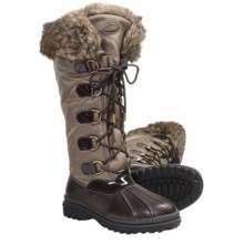 Khombu Birch High 2 Winter Boots - Weatherproof (For Women) in Taupe - Closeouts