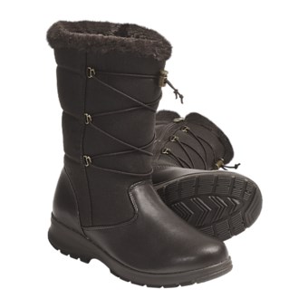 Khombu Bungee 2 Winter Boots (For Women) in Dark Brown