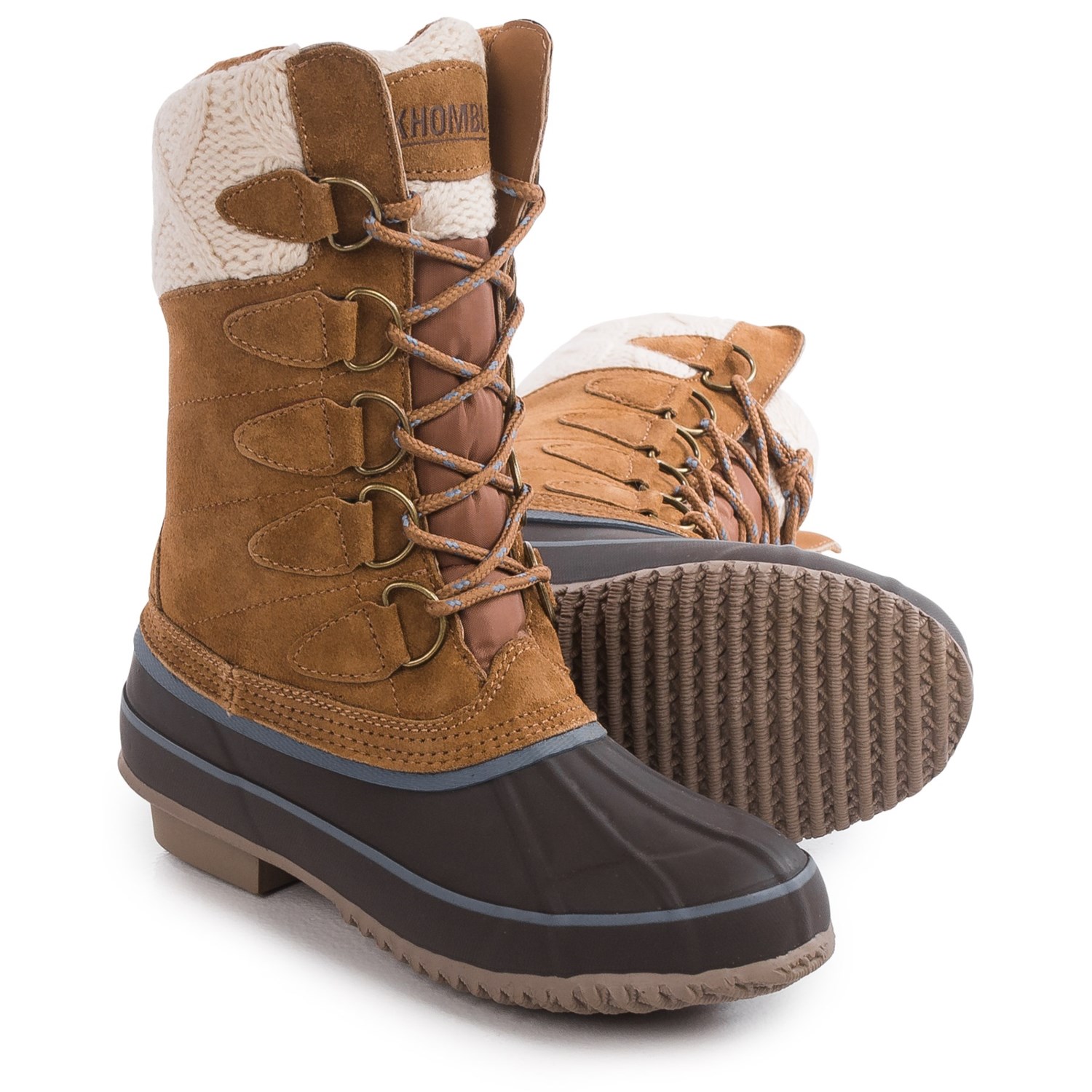 khombu boots tan