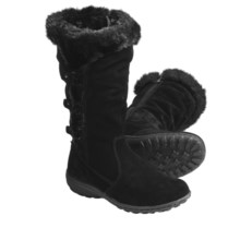 Khombu Denver Winter Boots - Suede, Faux-Fur Lining (For Women) in Black - Closeouts