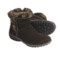 Dark Brown Khombu Eskimo Suede Winter Boots - Low (For Women)