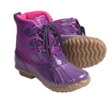 Khombu Glitter Bean High Winter Boots - Waterproof, Fleece Lined (For Girls) in Purple - Closeouts