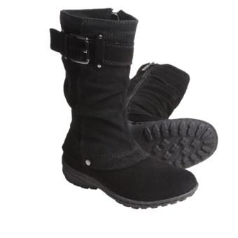 Khombu Igloo Winter Boots - Suede (For Women) in Black