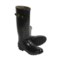 Black Khombu Kaymen Embossed Rubber Rain Boots (For Women)