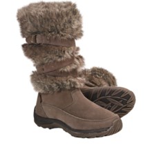 Khombu Marker Fur Winter Boots - Insulated (For Women) in Tan - Closeouts