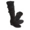 Black Khombu Rainbow Boots - Suede, Faux-Fur Lining (For Women)