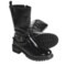 Black Khombu Snake Fleece-Lined Boots (For Women)