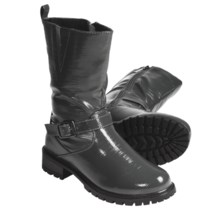Khombu Snake Fleece-Lined Boots (For Women) in Pewter - Closeouts