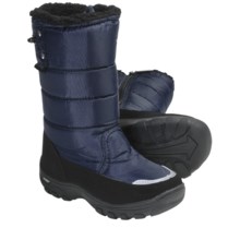 Khombu Snow Walker Winter Boots - Weatherproof (For Youth Boys and Girls) in Navy - Closeouts