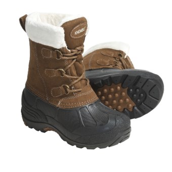 Khombu Snowhiker Winter Boots - Waterproof, Faux-Fur Lining (For Boys) in Tan