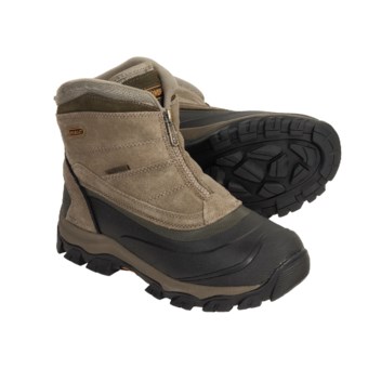 Khombu Summit Zip Boots (For Men) in Tan