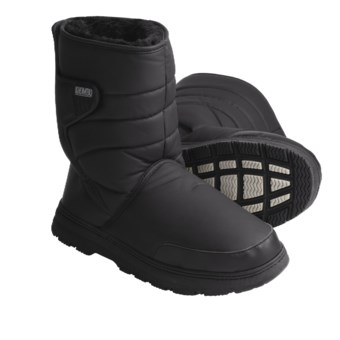 Khombu Traveler 2 Winter Boots - Waterproof, Faux-Fur Lined (For Men) in Black