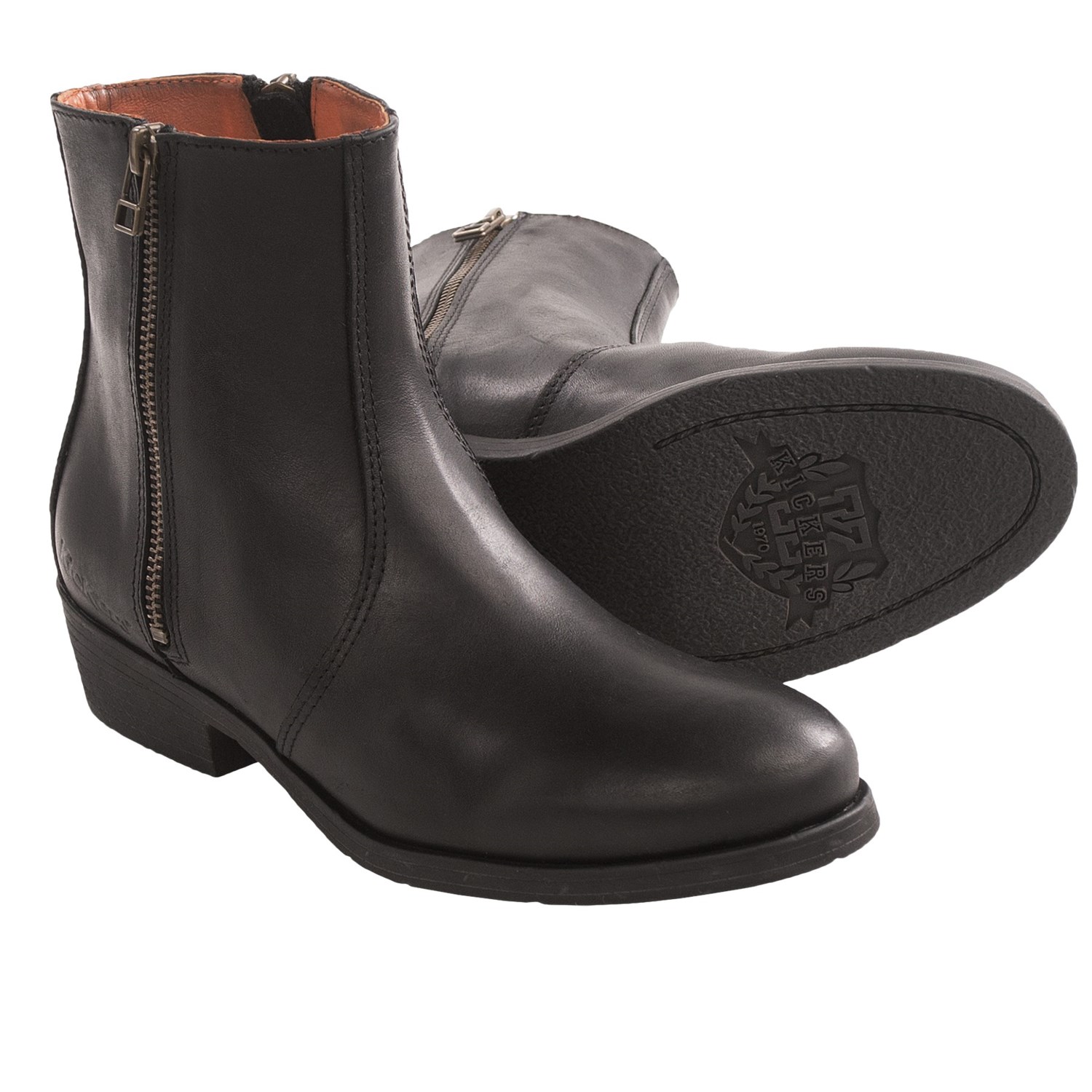 Kickers Asphalto Ankle Boots Leather (For Women) Save 27