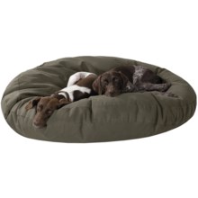 Kimlor Round Dog Bed - 50" Jumbo in Olive - Overstock
