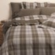 Kimlor Sierra Plaid Flannel Duvet Cover Set - Twin, 6 oz. Cotton