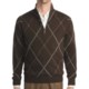 Kinross Cashmere Double Raker Mock Neck Sweater - Zip Neck (For Men)