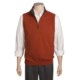 Kinross Cashmere Vest - Mock Zip Neck (For Men)