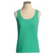 Kinross Cotton Tank Top - Roll Trim (For Women)