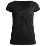 Kinross Cotton Tunic Shirt - Shirred (For Women)n)
