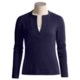Kinross Featherweight Cashmere Sweater - Cashmere, Ribbed Trim (For Women)