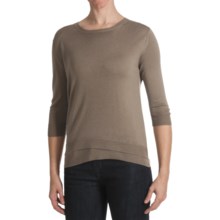 Kinross Lightweight Luxe Shirt - Double Hem, 3/4 Sleeve (For Women) in Twine - Closeouts
