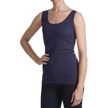 Kinross Lightweight Luxe Tank Top - Modal-Cashmere (For Women) in Navy - Closeouts