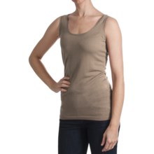 Kinross Lightweight Luxe Tank Top - Modal-Cashmere (For Women) in Twine - Closeouts
