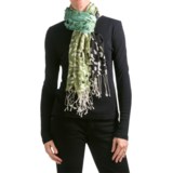 Kinross Safari Print Scarf - Silk-Wool (For Women)