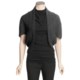 Kinross Trimmed Cocoon Sweater - Short Sleeve (For Women)