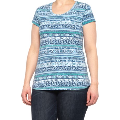 Sherpa Adventure Gear Kira T-Shirt - Organic Cotton, Short Sleeve (For Women) - NEELO BLUE (M )