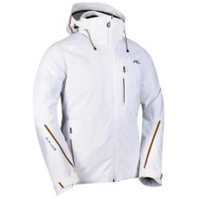 KJUS Formula Jacket - Insulated (For Men) in White/Black/Rubber - Closeouts