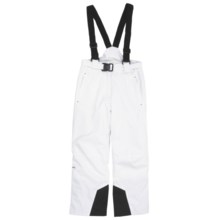 KJUS Infinity Suspender Snow Pants - Insulated (For Girls) in White - Closeouts