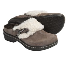 Klogs Bavaria Clogs - Suede, Slip-Ons (For Women) in Taupe Suede - Closeouts