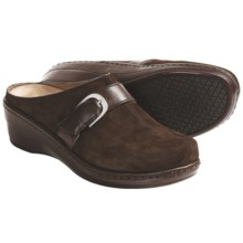 Klogs Bonny Clogs - Leather (For Women) in Coffee Suede - Closeouts