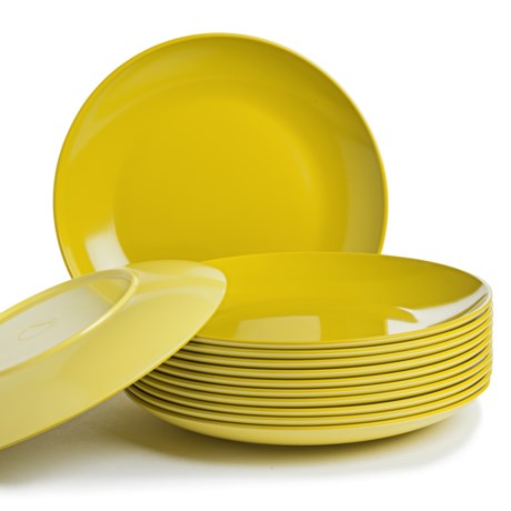 Knack3 Bohemian Brights Dinner Plates 12 Piece 10 Two Tone