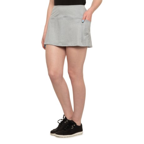 Etonic Knit Skort (For Women) - GREY HEATHER (XL )